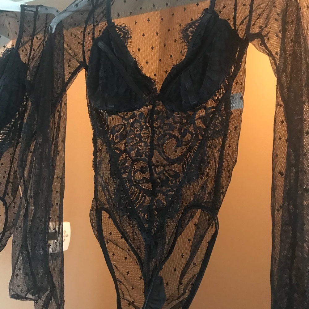 One piece see through top, NWOT